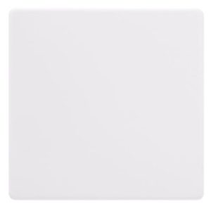 CLICK DEFINITY COMPLETE 1 GANG BLANK PLATE - POLAR WHITE COVER PLATE