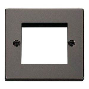 CLICK NEW MEDIA VPBN 1-GANG 2-MODULE PLATE FOR DATA MODULES