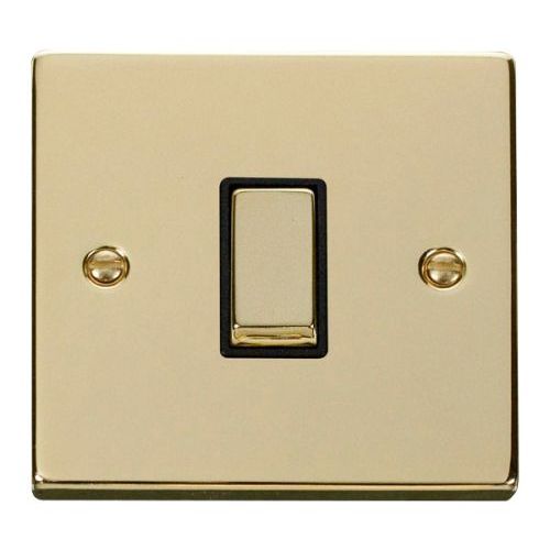 CLICK DECO VICTORIAN POLISHED BRASS VPBR INGOT 10AX 1G INTERMEDIATE SWITCH