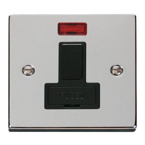 CLICK DECO VICTORIAN POLISHED CHROME VP CHROME 13A SWITCHED SPUR NEON WITHOUT FLEX OUTLET