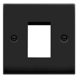CLICK DECO MATT BLACK 1G 1-MOD EURO PLATE