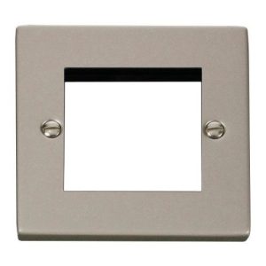 CLICK NEW MEDIA 1-GANG 2-MODULE PLATE FOR DATA MODULES