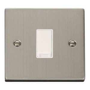 CLICK DECO VICTORIAN STAINLESS STEEL 10A 1-GANG 2 WAY SWITCH