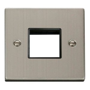 CLICK MINIGRID 6-GANG PLATES TWIN SWITCH PLATE1-GANG APERTURE