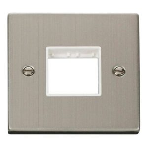 CLICK MINIGRID 6-GANG PLATES TWIN SWITCH PLATE1-GANG APERTURE