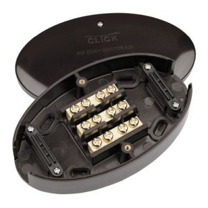 CLICK ESSENTIALS JUNCTION BOXES 60A JUNCTION BOX 3 TERM BROWN