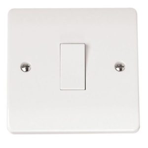 CLICK MODE SWITCH PLATES 1-GANG 2 WAY 10A PLATE SWITCH
