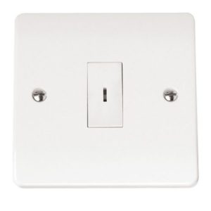 CLICK MODE SWITCH PLATES 1-GANG 2 WAY KEYSWITCH 10A PLATE SWITCH