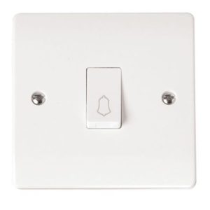 CLICK MODE SWITCH PLATES 1-GANG 1 WAY 10A RETRACTIVE SWITCH BELL