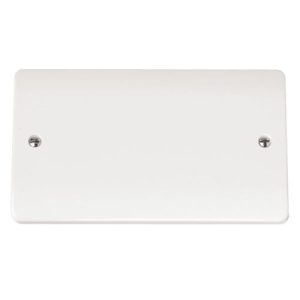 CLICK MODE 2-GANG BLANK PLATE