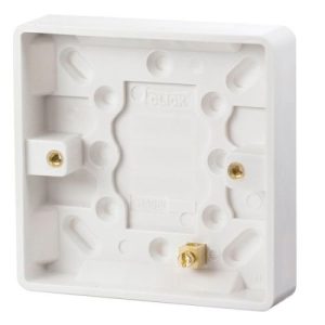 CLICK MODE PATTRESS BOXES 1-GANG 16MM PATTRESS BOX