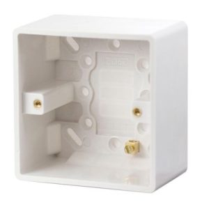 CLICK MODE PATTRESS BOXES 1-GANG 47MM PATTRESS BOX