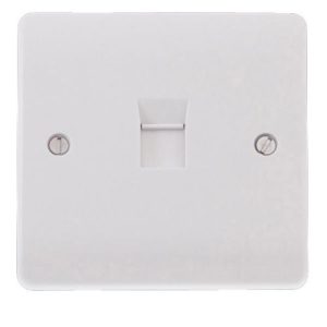 CLICK MODE TELEPHONE/DATA OUTLETS 1-GANG SINGLE CAT 5E OUTLET