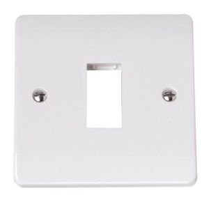 CLICK MODE UNFURNISHED PLATES MINIGRID SINGLE SWITCH PLATE1-GANG APERTURE