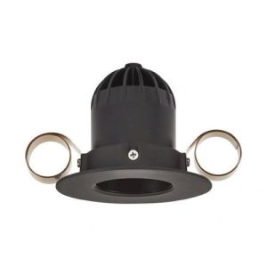 COLLINGWOOD 1901 BLACK DOWNLIGHT, FIXED, ROUND, 3000K,