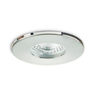 COLLINGWOOD FIRE RATED DOWNLIGHT, FIXED, IP65, POLISHED CHROME