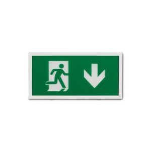 COLLINGWOOD EMERGENCY EXIT BOX LABEL DOWN
