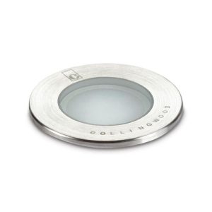 COLLINGWOOD SMALL STAINLESS STEEL (316) GROUND LIGHT, 2700K LUXEON LED, 0.4W