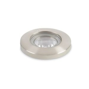 COLLINGWOOD LOW PROFILE GROUND LIGHT WITH 1W WARM WHITE LED.