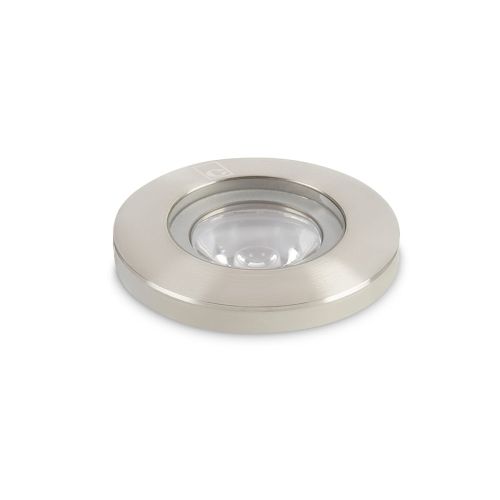 COLLINGWOOD LOW PROFILE GROUND LIGHT WITH 1W WARM WHITE LED.