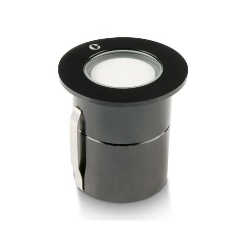 COLLINGWOOD GL019 GROUNDLIGHT, BLACK, FROSTED, LOW VOLTAGE, 4000K