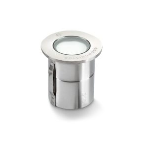 COLLINGWOOD GL019 FROSTED LENS GROUND LIGHT, STAINLESS STEEL,