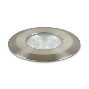 COLLINGWOOD GROUND LIGHT WITH STAINLESS STEEL LID