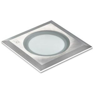 COLLINGWOOD SQUARE FACED STAINLESS STEEL GROUND LIGHT