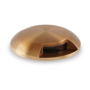 COLLINGWOOD GL100 DOMED MARKER LIGHT, ANTIQUE BRASS