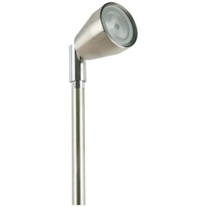 COLLINGWOOD STAINLESS STEEL SPIKELIGHT WITH GREEN LED.