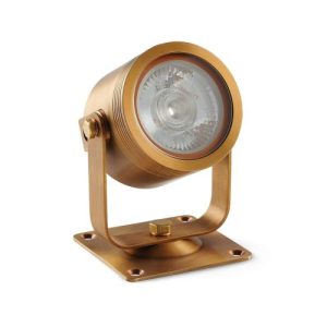 COLLINGWOOD UL030 ROTATABLE SPOT LIGHT, ANTIQUE BRASS, NARROW BEAM, 3000K