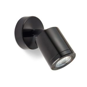 COLLINGWOOD WL220 WALL LIGHT, BLACK, 40DEG BEAM ANGLE, 4000K