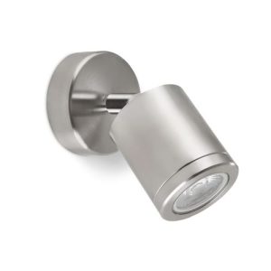 COLLINGWOOD WL220 WALL LIGHT, STAINLESS STEEL, 40DEG BEAM ANGLE, 4000K