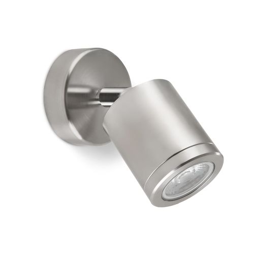 COLLINGWOOD WL220 WALL LIGHT, STAINLESS STEEL, 40DEG BEAM ANGLE, 4000K