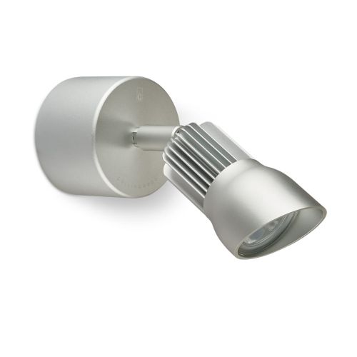 COLLINGWOOD IP65 SILVER ANODISED ALUMINIUM WALL LIGHT