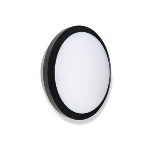COLLINGWOOD BULKHEAD IP65 10&15W 1200 & 1800 LM. MW & EM BLACK RING