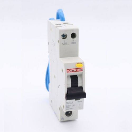CONTACTUM 20A 6KA CLASS A TYPE B SP RCBO COMPACT
