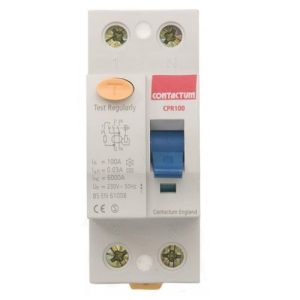 CONTACTUM 100A 30mA 2-POLE RCD