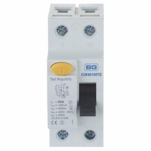 CONTACTUM 80A 100mA 2-POLE TIME DELAY RCD