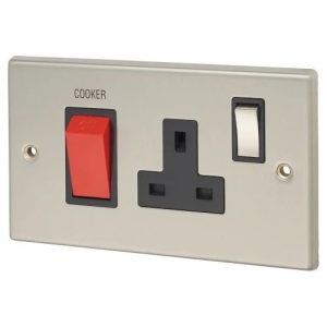 CONTACTUM 45A C.C.U BRUSHED STAINLESS STEEL (BLACK)