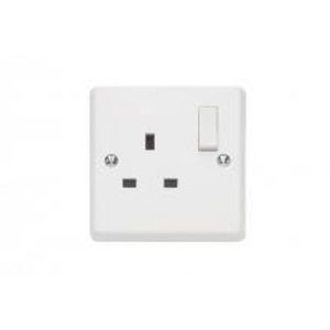 CONTACTUM 13A 1G SOCKET SWITCHED