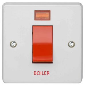 CRABTREE 1G 45A SWITCH (BOILER)