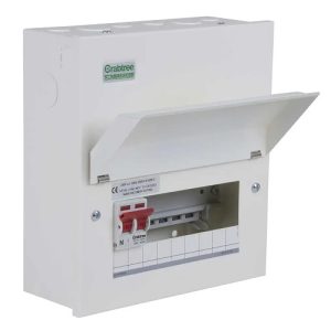 CRABTREE METAL 7-W 100A M/SWITCH BOARD