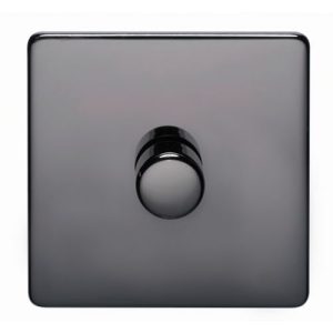 CRABTREE BLACK NICKLE 1G 2W 400W DIMMER