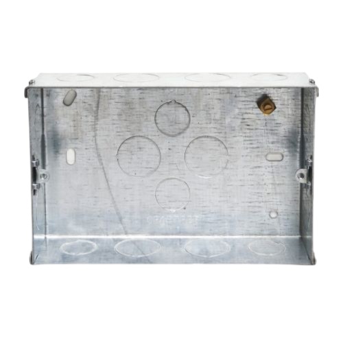 CRABTREE 155 X 101 X 42MM GALV FLUSH BOX FOR 4520/1