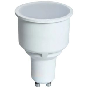 CROMPTON LED THERMAL PLASTIC GU10 - LONG BARRELL NON-DIMMABLE 4.9W 2700K WARM WHITE