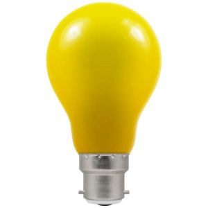 LED COLOURED GLS BC 1.5W=240V YELLOW