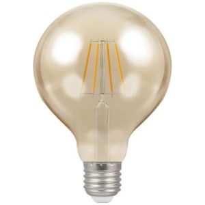 CROMPTON LED DECORATIVE GLOBE G95 ANTIQUE DIMMABLE 5W 2200K ES-E27