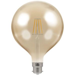 CROMPTON LED DECORATIVE GLOBE G125 ANTIQUE DIMMABLE 7.5W 2200K BC-B22