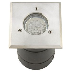 DANIC GU10 STAINLESS STEEL SQUARE WALKOVER LIGHT